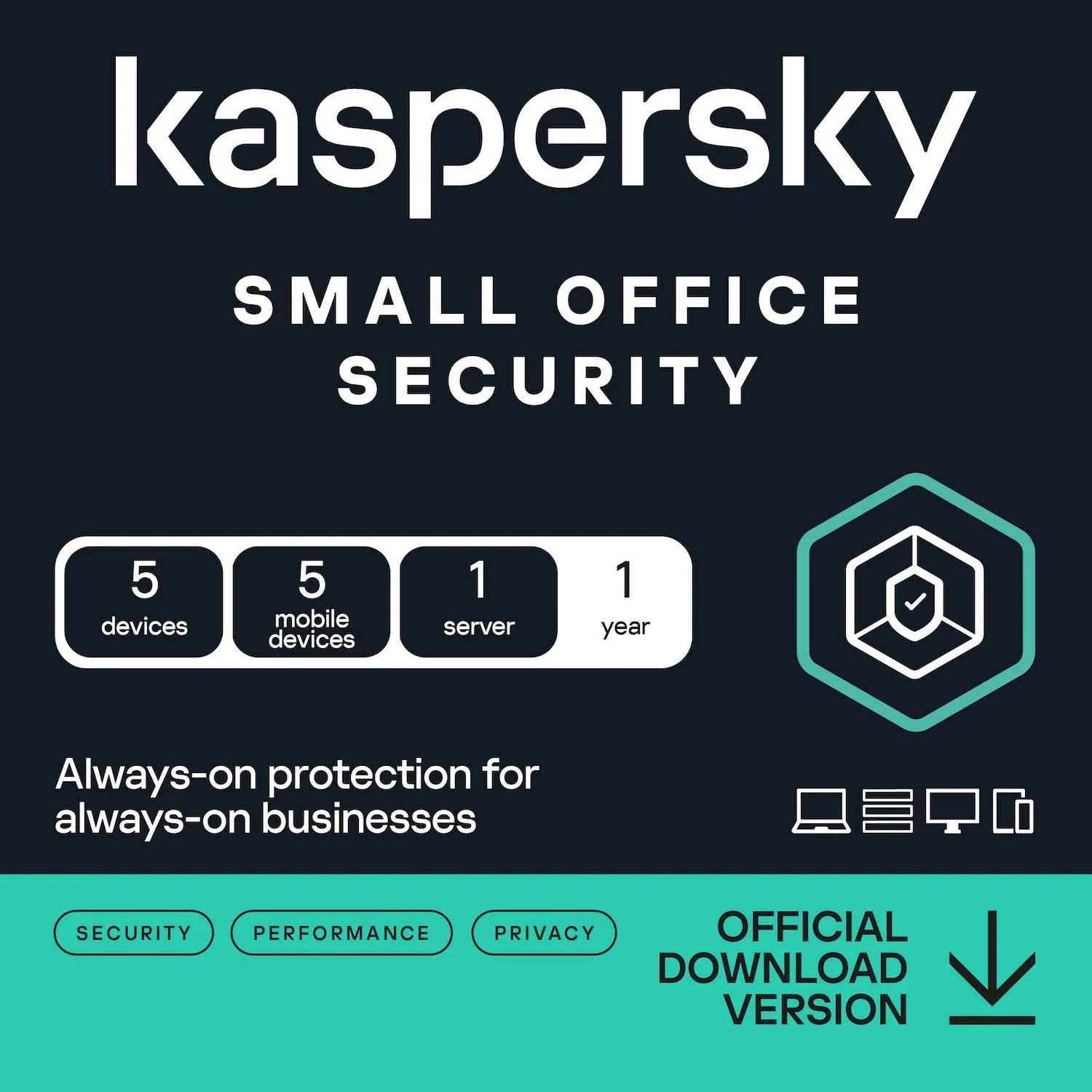 Kaspersky Small Office Security 5 Devices | 1 Year